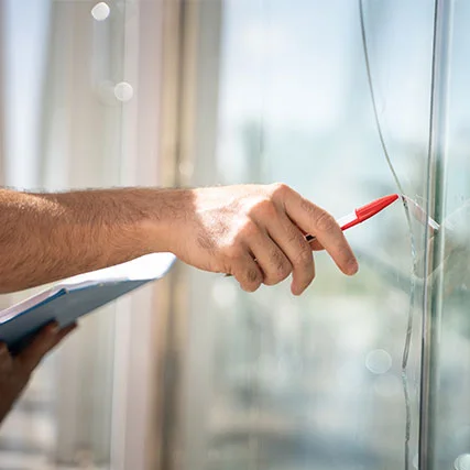 broken glass repair in Palm Beach Gardens, FL